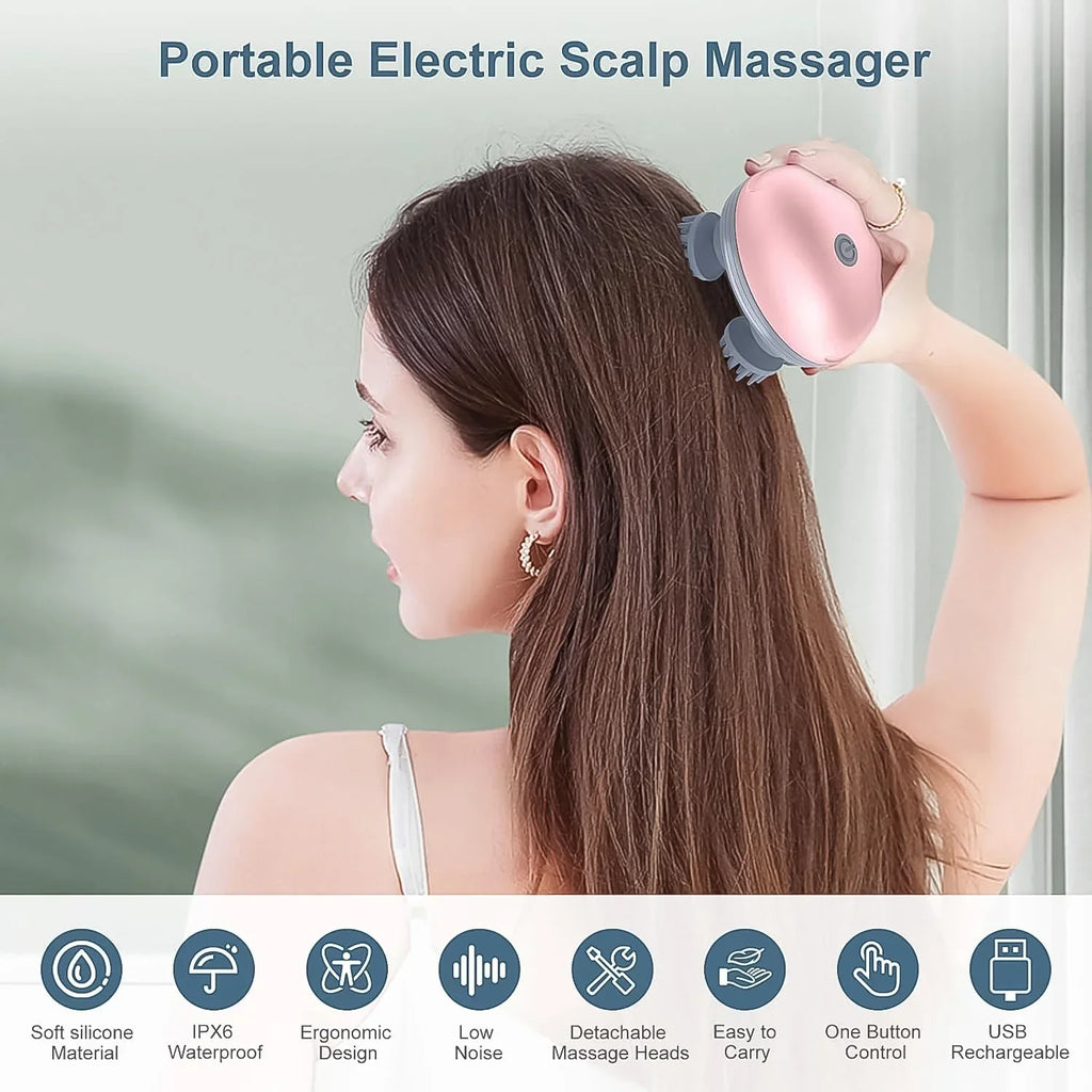 Electric Head Massager | Relieve Stress & Pain