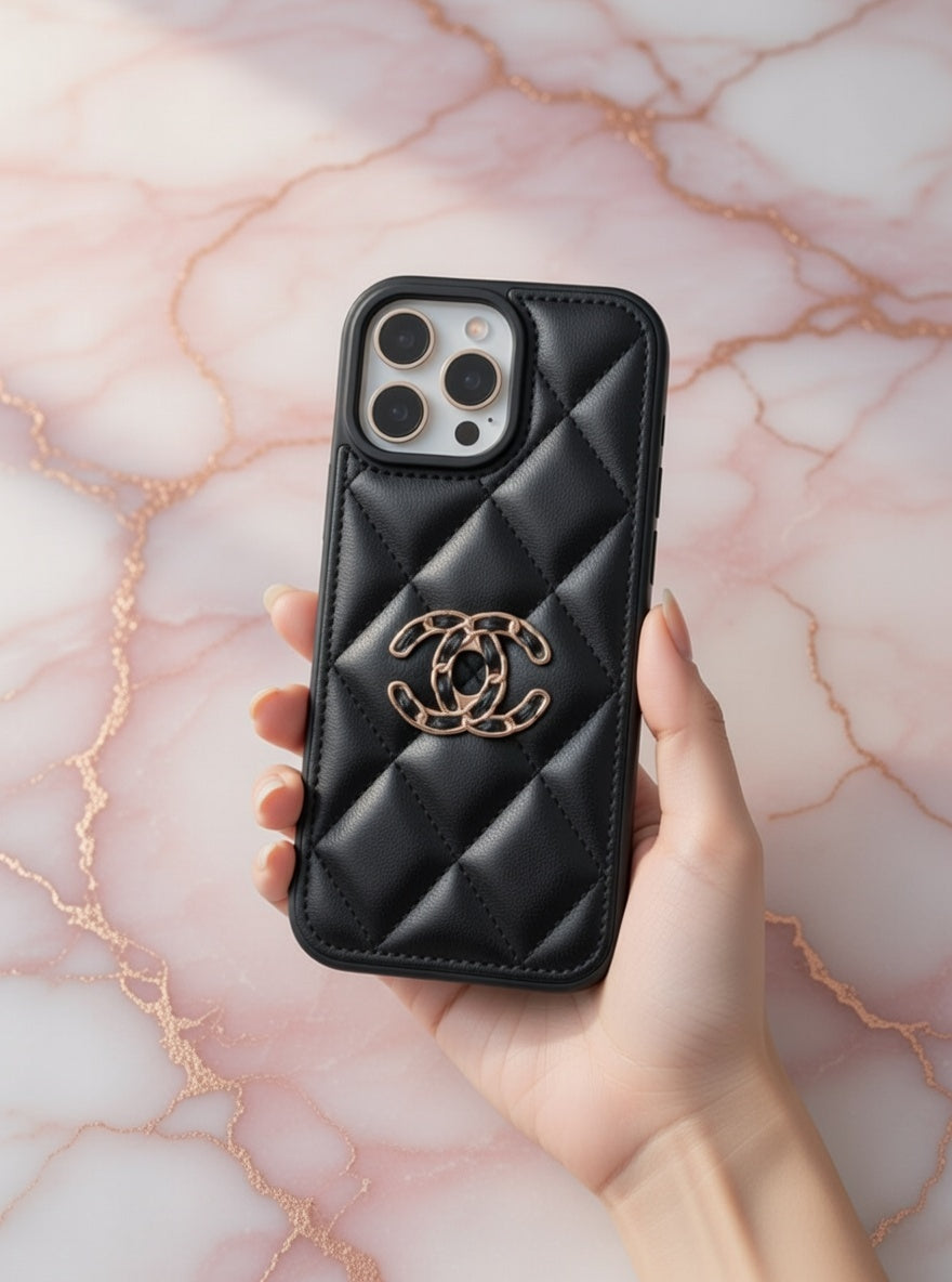 💎 Designer Style iPhone Cover | Elegant Leather Finish