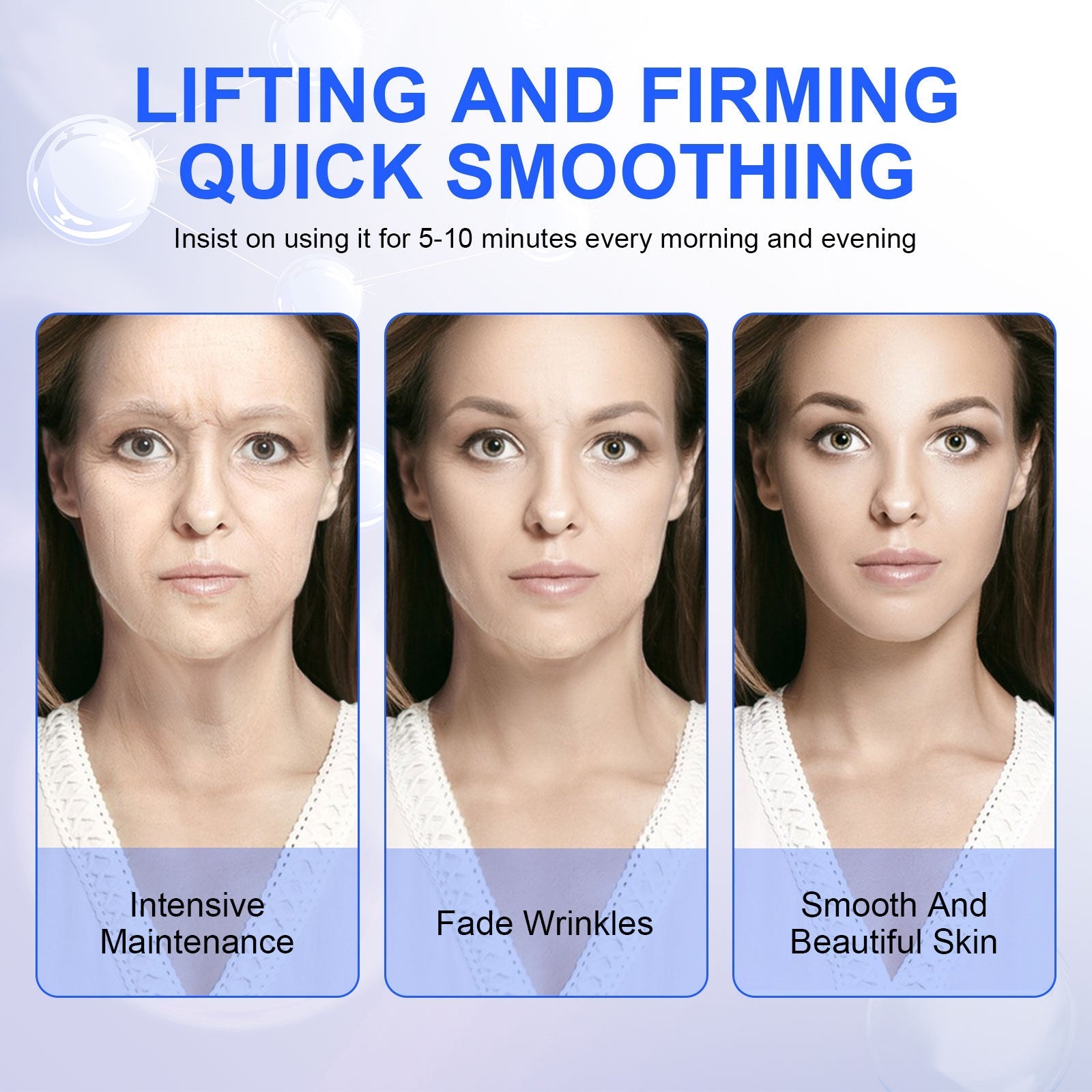 Anti Wrinkles Neck Face Massager, Beauty Massager for Face and Neck
