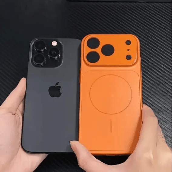 Converter Cover - Upgrade to iPhone 17 Pro Max Matte MagSafe Case with Built-in Camera Lens