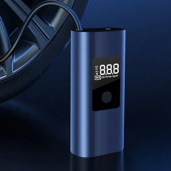 🚗⚡ 2-in-1 Wireless Air Compressor | Rechargeable Portable Tire Inflator