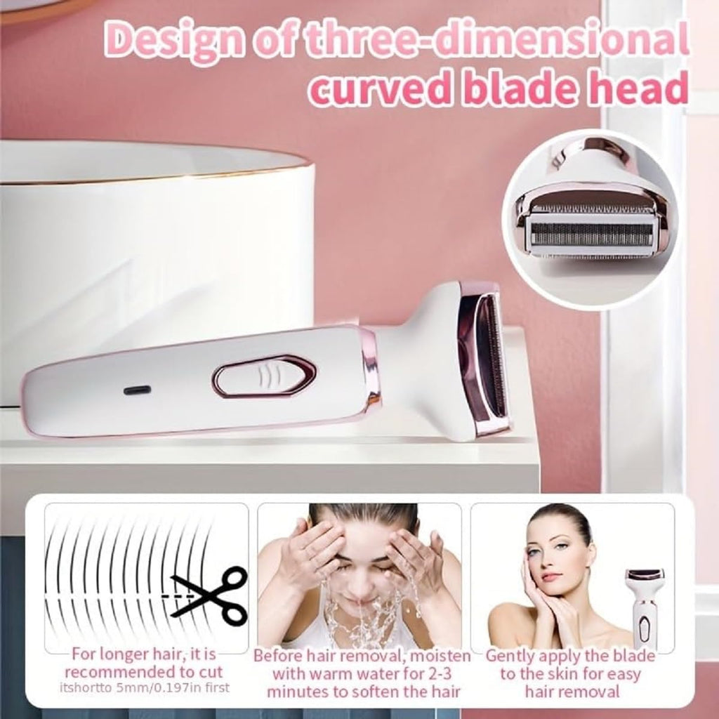 💕🪒 4-in-1 Women’s Electric Razor | Smooth & Gentle Shaving
