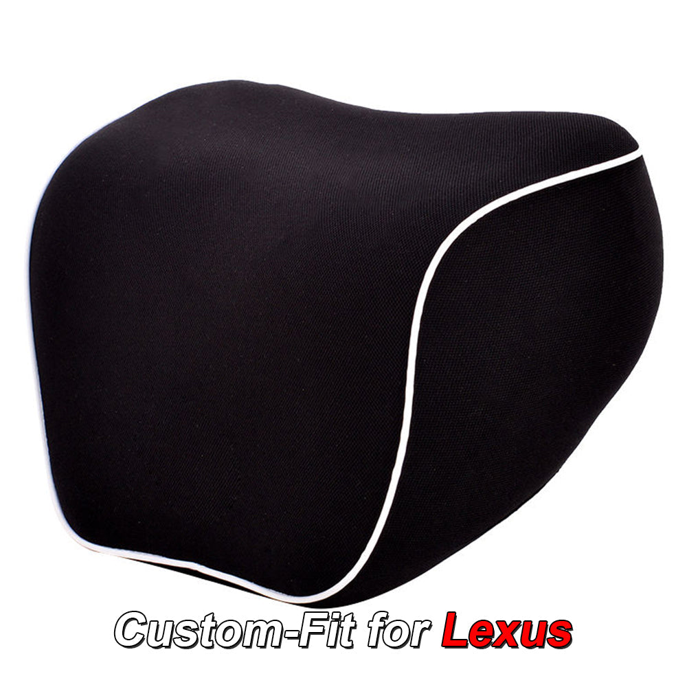 Lumbar Support Cushion for Car and Headrest Neck Pillow Kit, Custom-Fit For Lexus, Ergonomically Design for Car Seat, Car Accessories DLFJ254