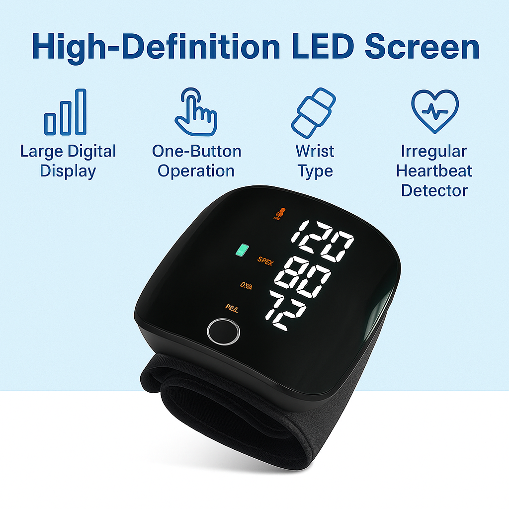 ORGINAL Rechargeable Digital Wrist Blood Pressure Monitors