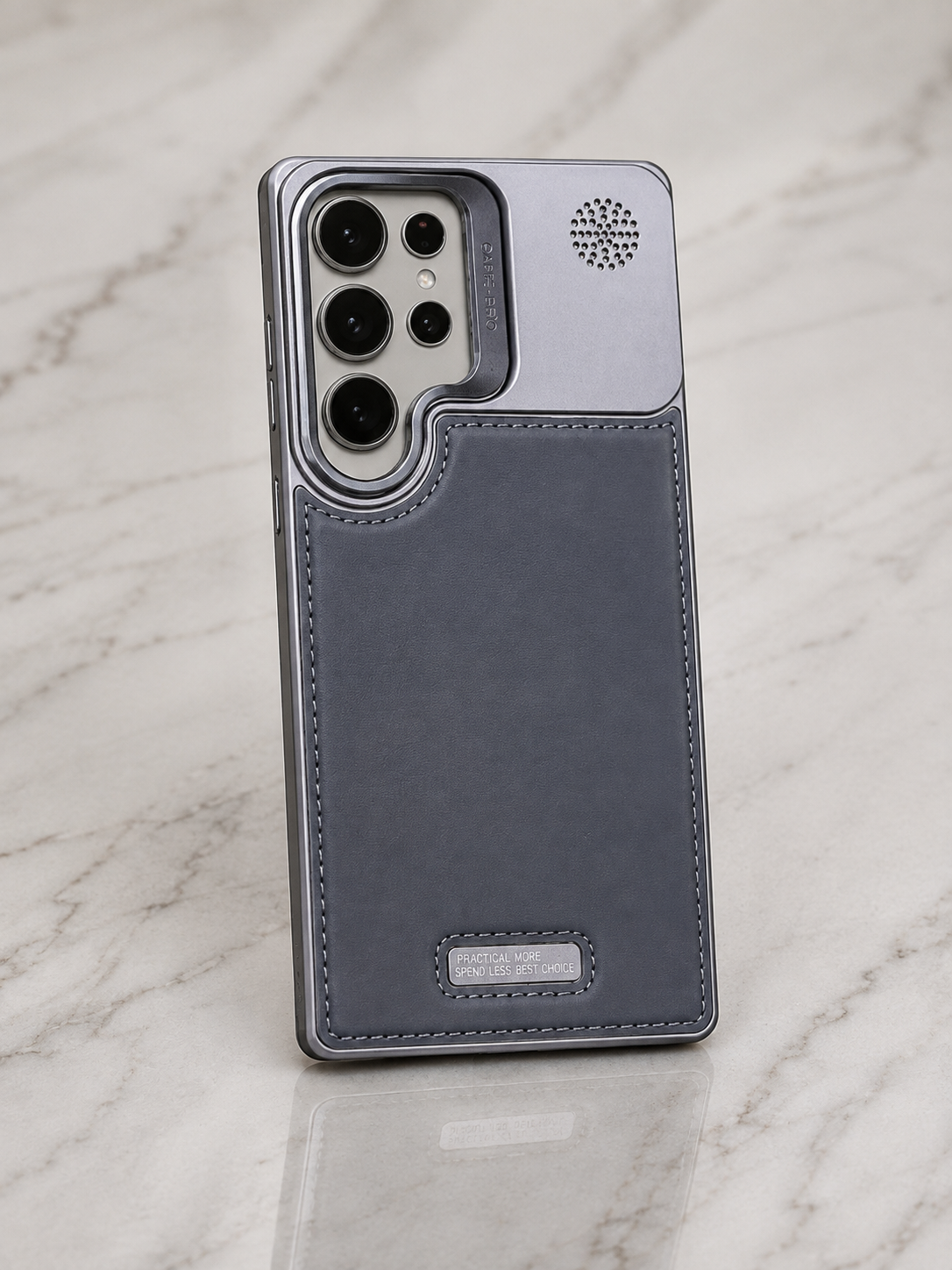 🛡️✨ Premium Leather Samsung Case | Magnetic MagSafe Protection