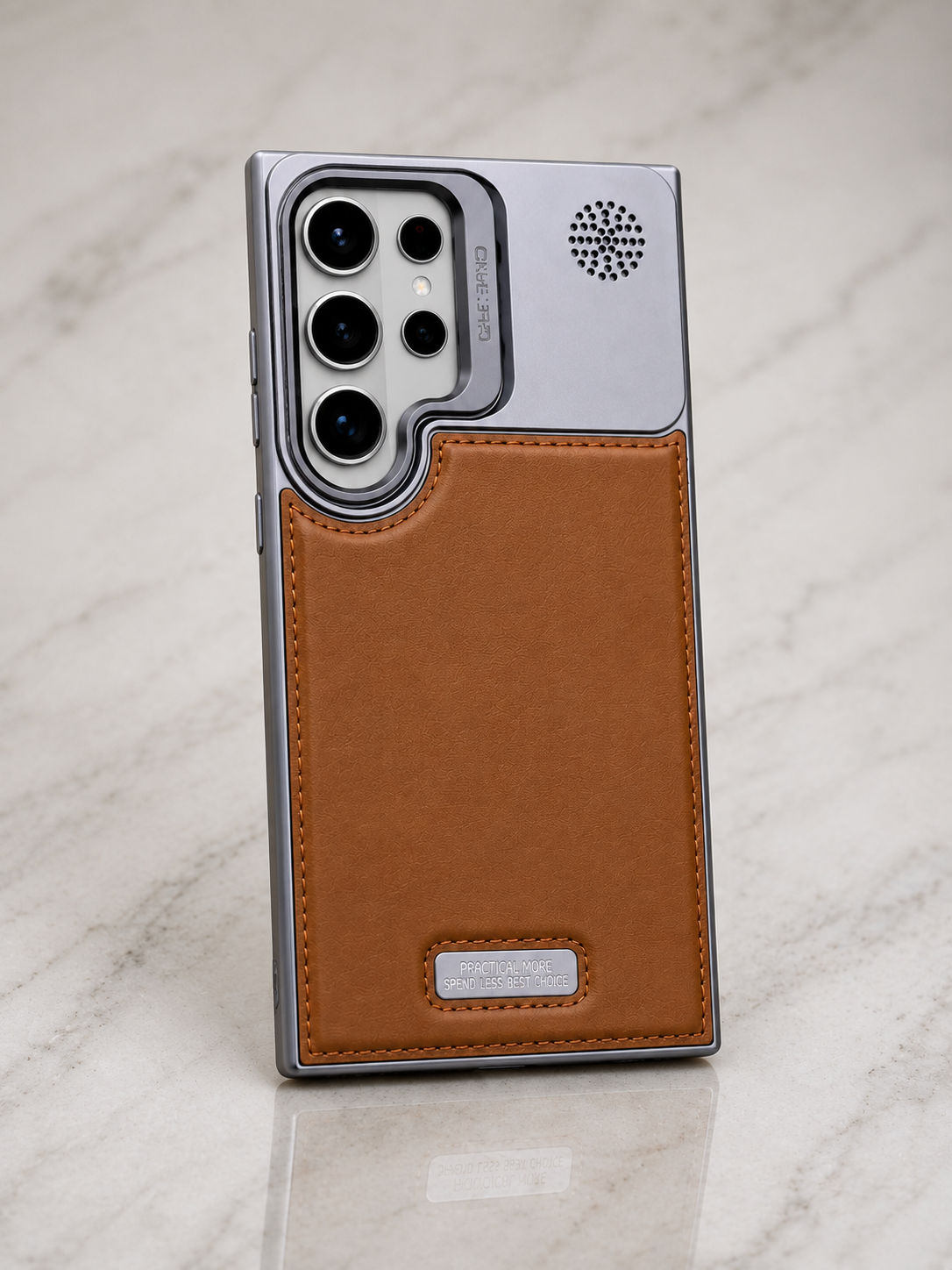 🛡️✨ Premium Leather Samsung Case | Magnetic MagSafe Protection