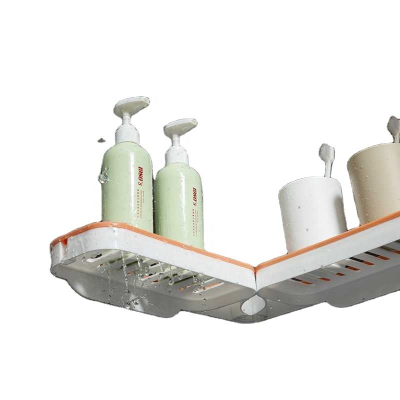 🔄🚿 Multifunction Bathroom Shelf | No-Drill Wall Mounted Rack