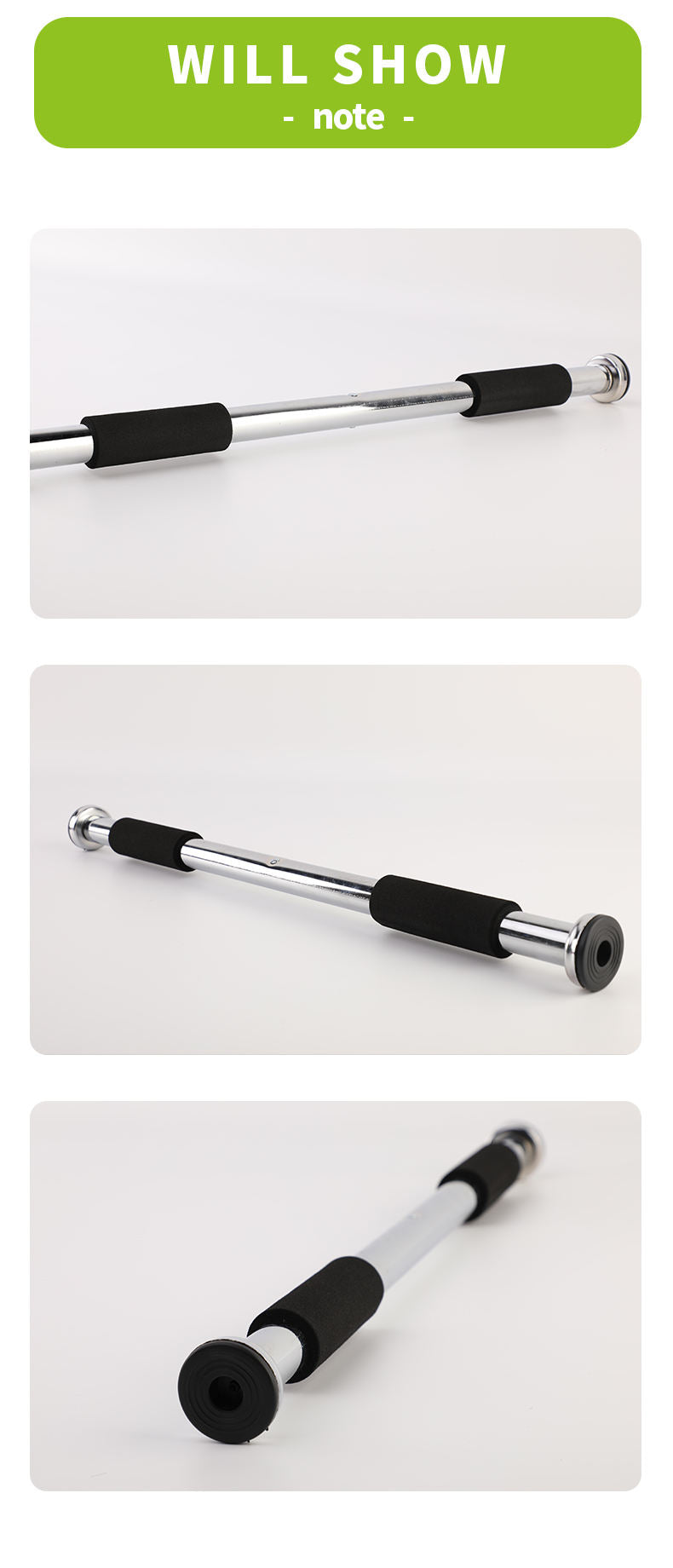 🏠🏋️‍♂️ Home Gym Pull-Up Bar | Strong Steel Bar with Padded Grips