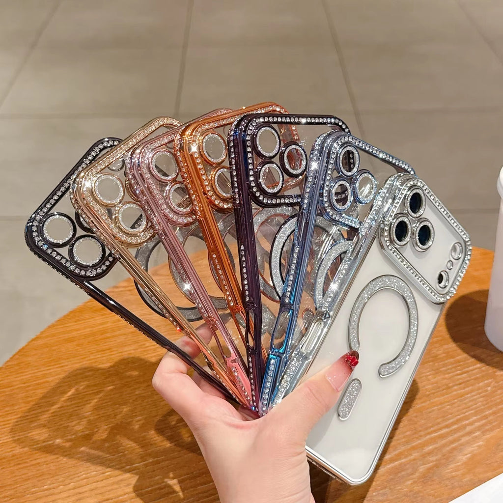 💎✨ Glitter Diamond iPhone Case | Sparkly Cover + Free Keyring 🎁