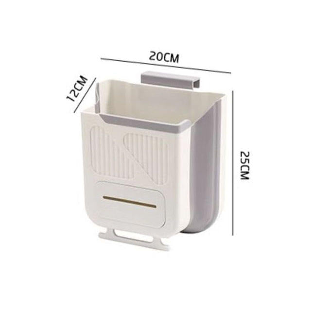🍳🗑️ Kitchen Hanging Garbage Bin | Drill-Free Foldable Design