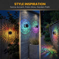 💡🌸 RGB Mandala Pattern Lamp | Decorative Garden & Outdoor Light