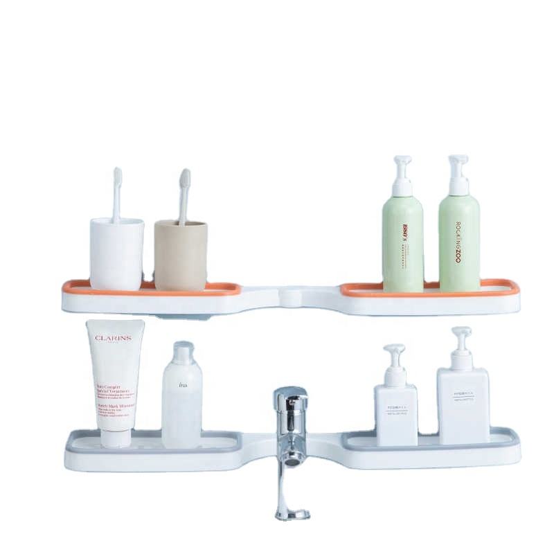 🔄🚿 Multifunction Bathroom Shelf | No-Drill Wall Mounted Rack