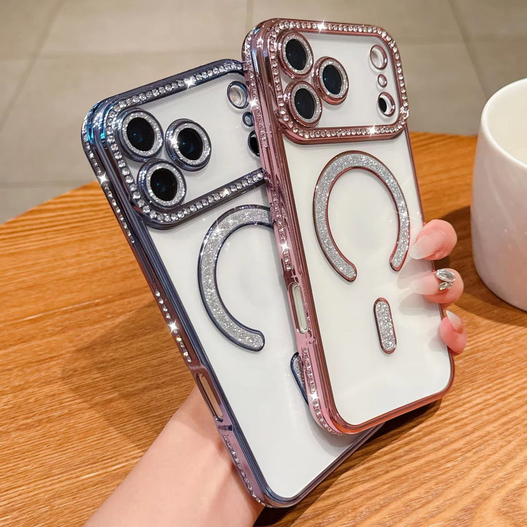 💎✨ Glitter Diamond iPhone Case | Sparkly Cover + Free Keyring 🎁