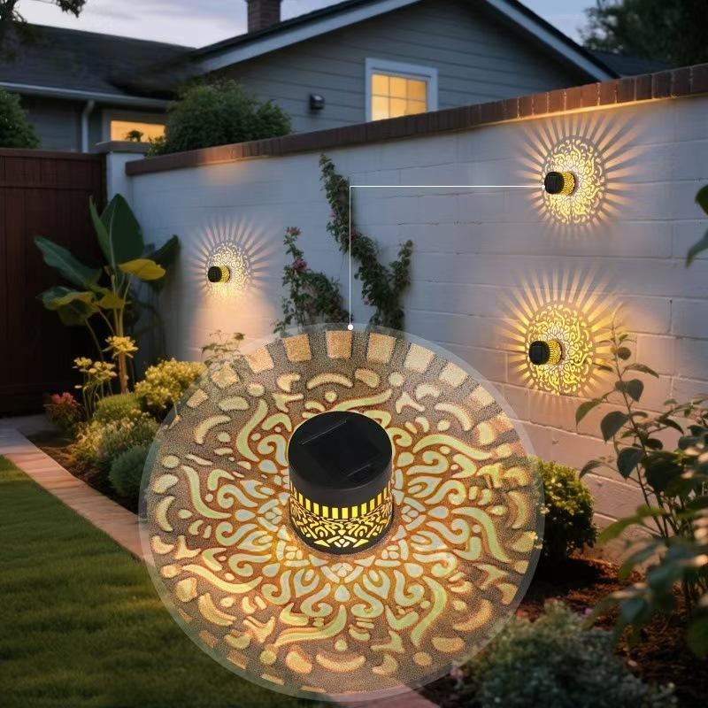 🌙✨ Mandala Waterproof Wall Lamp | Intelligent Light Sensor Outdoor Light
