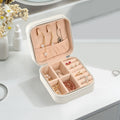 💎✨ Luxury Jewelry Box | Zipper Ring & Necklace Organizer