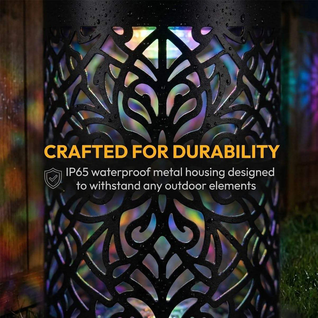 💡🌸 RGB Mandala Pattern Lamp | Decorative Garden & Outdoor Light