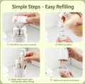 ✈️🧴 4-in-1 Travel Dispenser Bottle | Refillable Liquid Storage Set