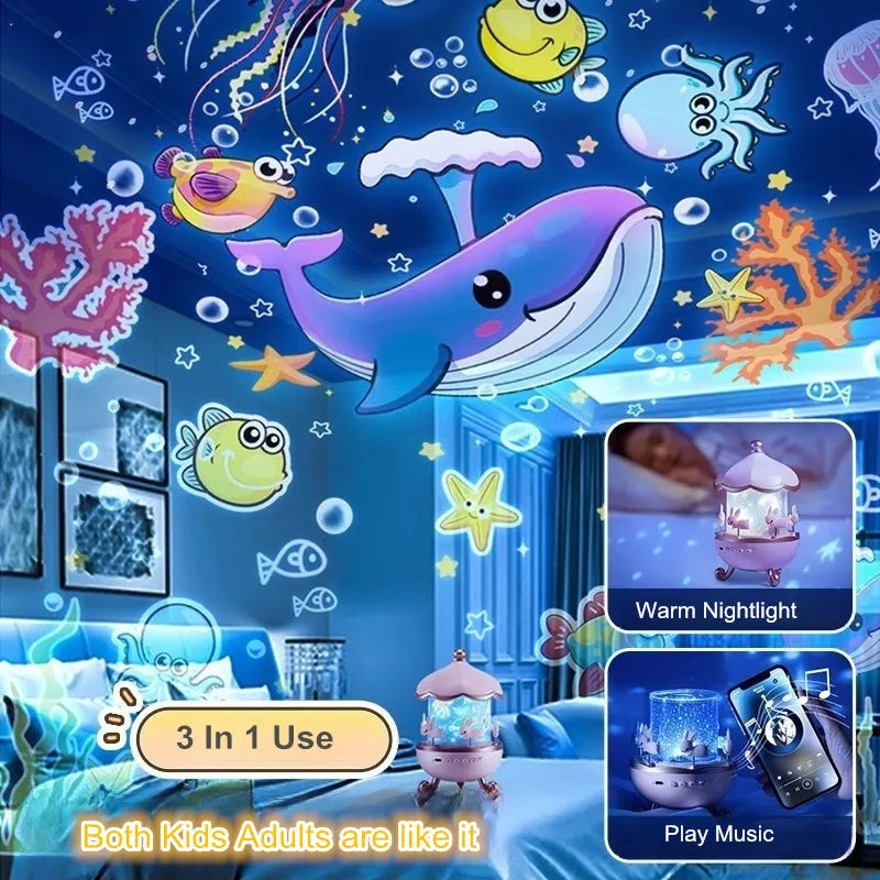 🌟💫 📽️Star Projector for Kids 12 Films Star Lights for Ceiling Projector Baby Night Lamp with  Exquisite Gifts