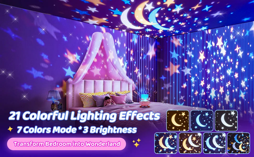 🌟💫 📽️Star Projector for Kids 12 Films Star Lights for Ceiling Projector Baby Night Lamp with  Exquisite Gifts
