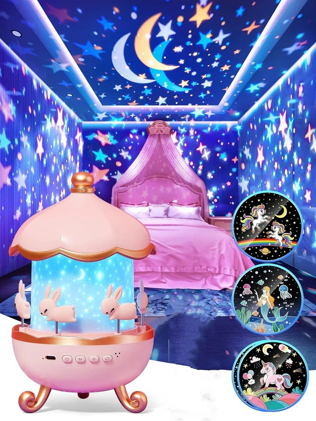 🌟💫 📽️Star Projector for Kids 12 Films Star Lights for Ceiling Projector Baby Night Lamp with  Exquisite Gifts