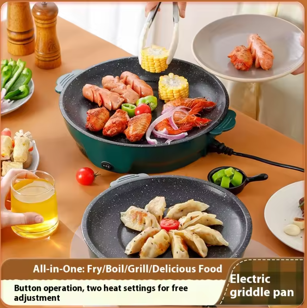 ⚡🍳 Multi-Purpose Electric Cooking Pan | Non-Stick