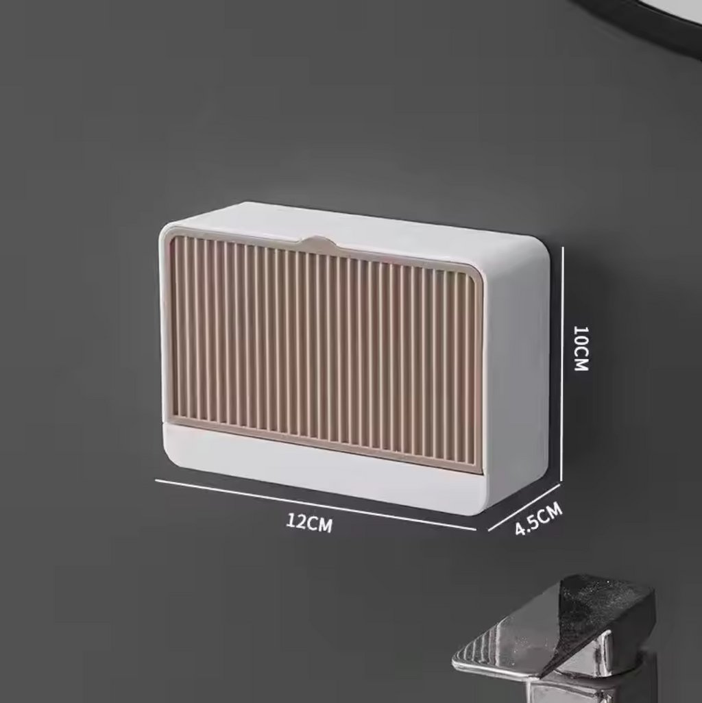 2-in-1 Wall Soap Holder 🧼🪝 – Self Draining, No Drills