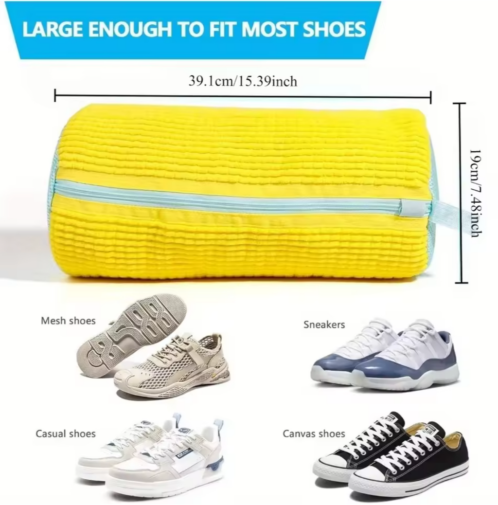 👟🧼 Durable Shoe Washing Machine Bag | Safe Cleaning for All Shoes
