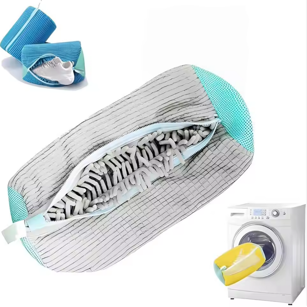 👟🧼 Durable Shoe Washing Machine Bag | Safe Cleaning for All Shoes