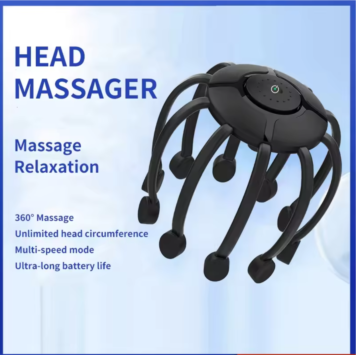 🐙💆‍♀️ Octopus Claw Scalp Massager | Relaxing Head Massage Tool