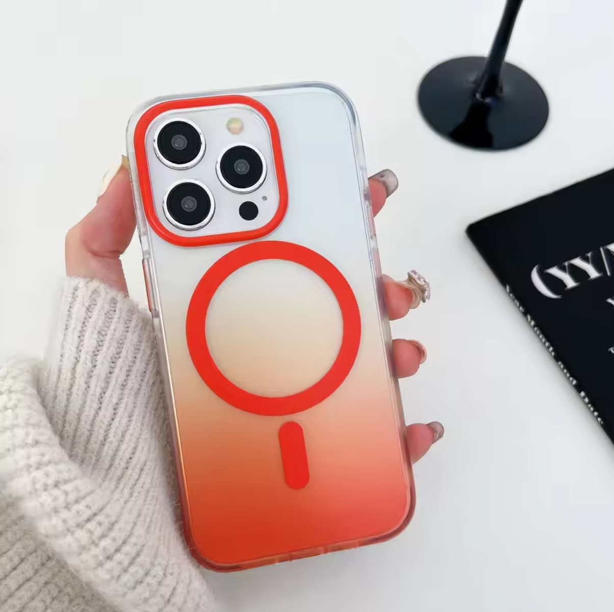 🌈📱 Gradient Frosted iPhone Case | Stylish Matte Protection