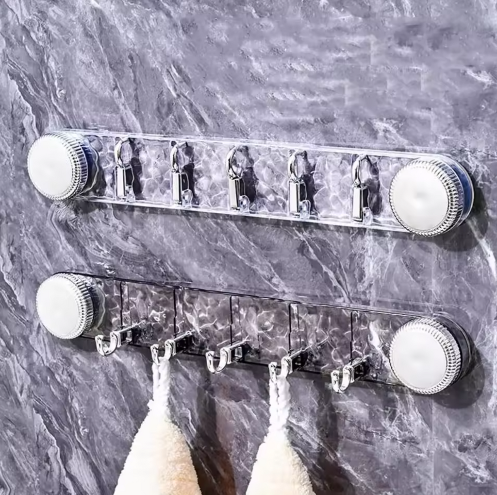✨🪝 No-Punch Wall Hook | Strong Suction Bathroom Hook