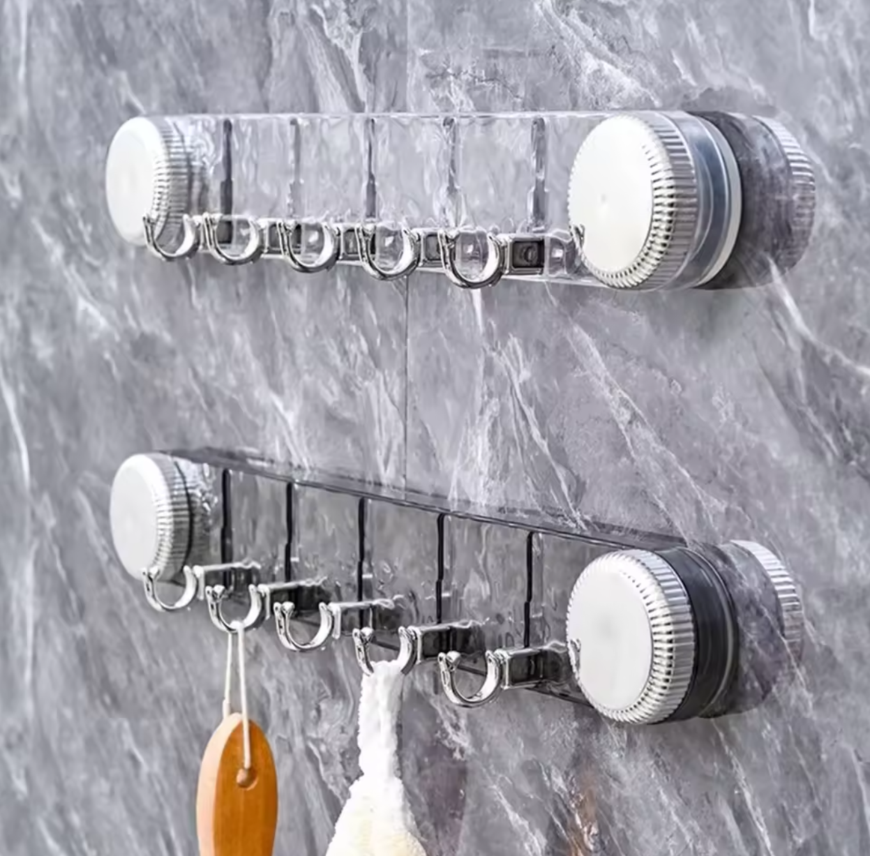 ✨🪝 No-Punch Wall Hook | Strong Suction Bathroom Hook