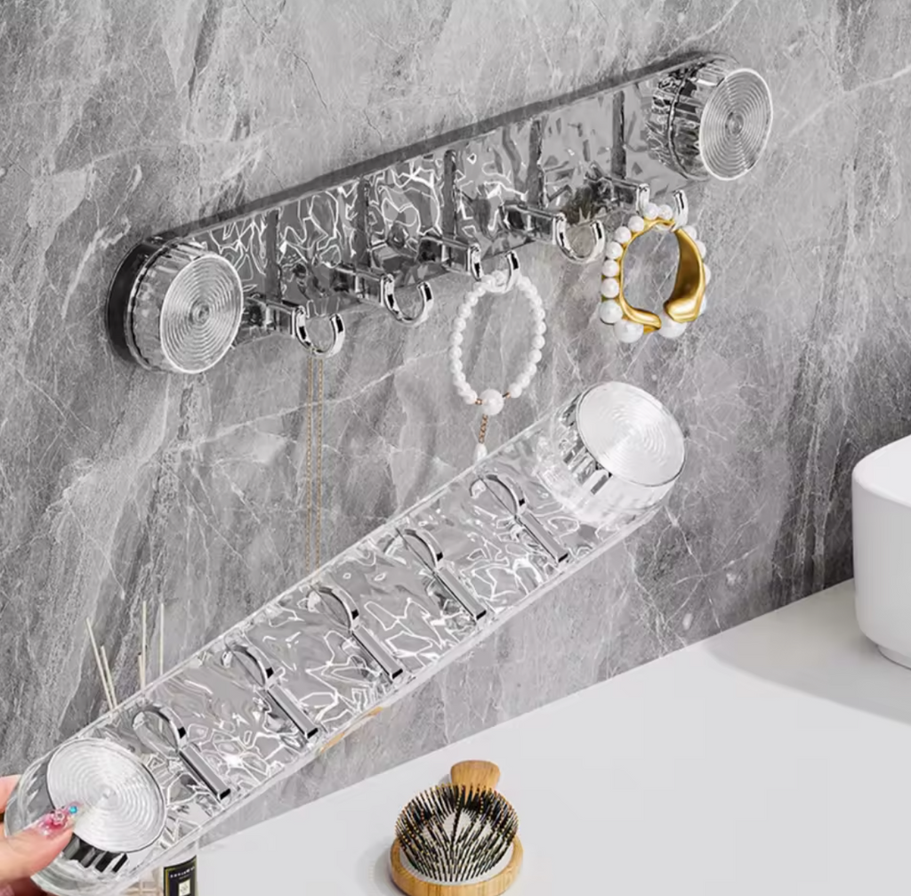 ✨🪝 No-Punch Wall Hook | Strong Suction Bathroom Hook