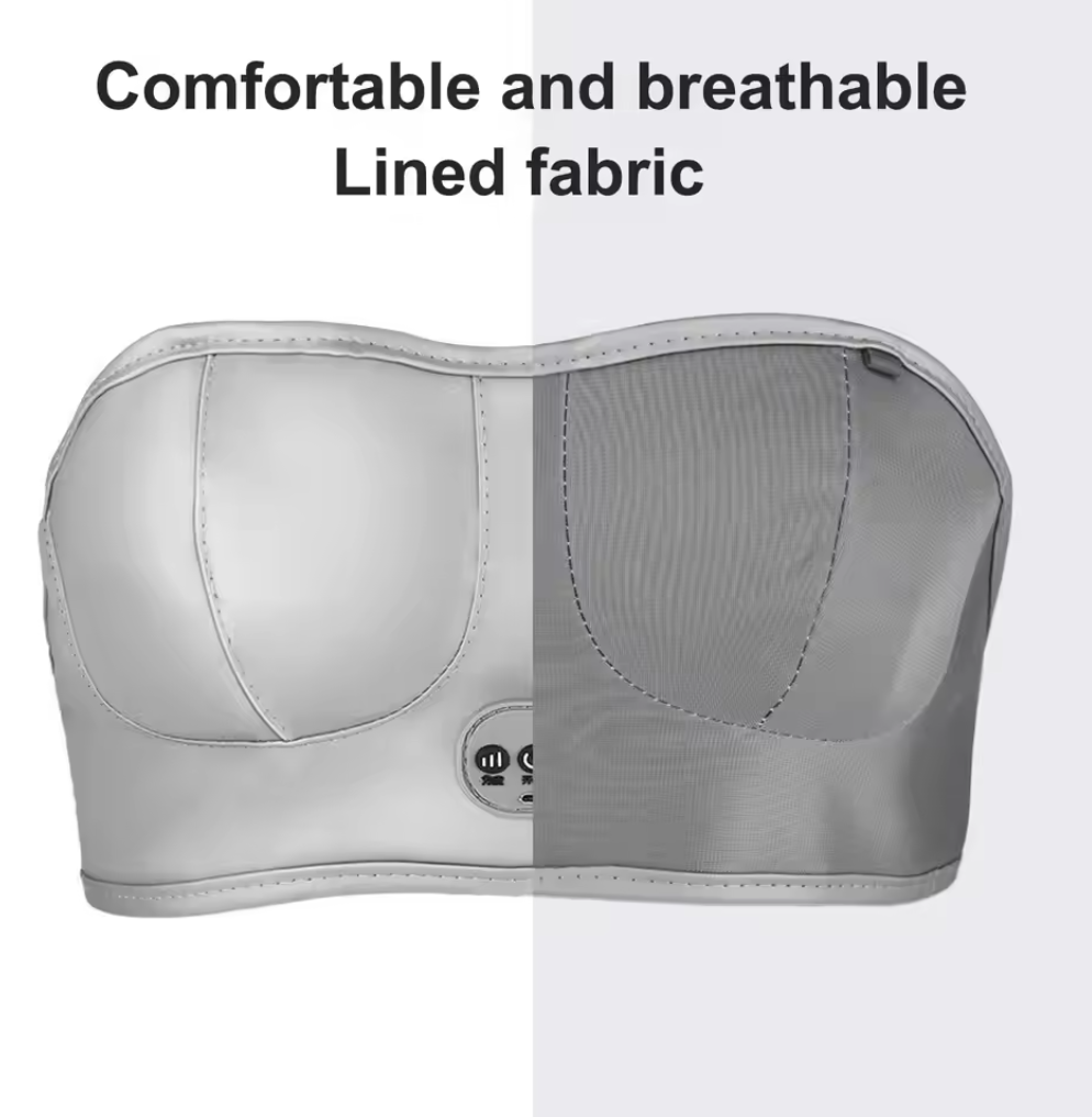 💖✨ Breast Enhancement Vibration Bra | Comfortable Lift Support