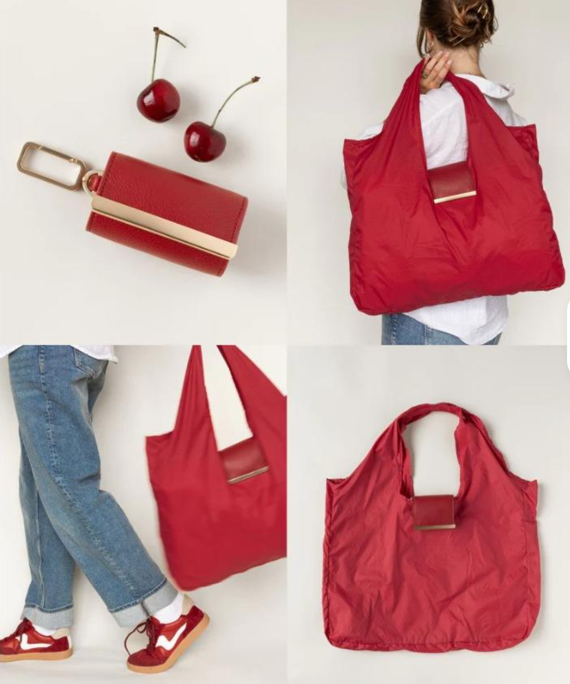 💧🛍️ Reusable Foldable Shopping Bag | Lightweight & Waterproof