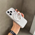🔍📱 Crystal Clear MagSafe iPhone Case with Ring Stand