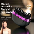 🔥💇‍♀️ Portable Wireless Hair Comb | Fast Straightening Tool