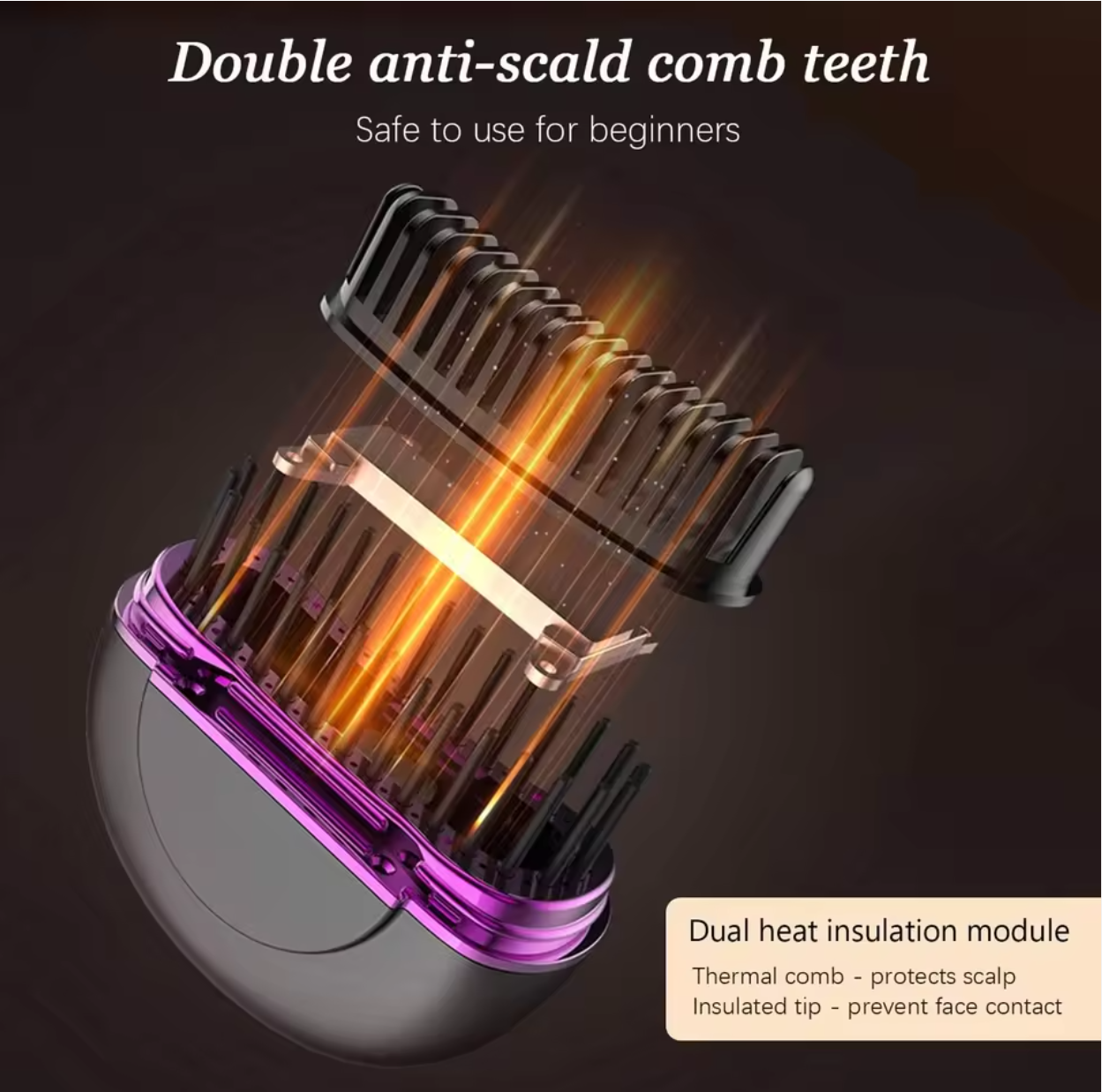 🔥💇‍♀️ Portable Wireless Hair Comb | Fast Straightening Tool