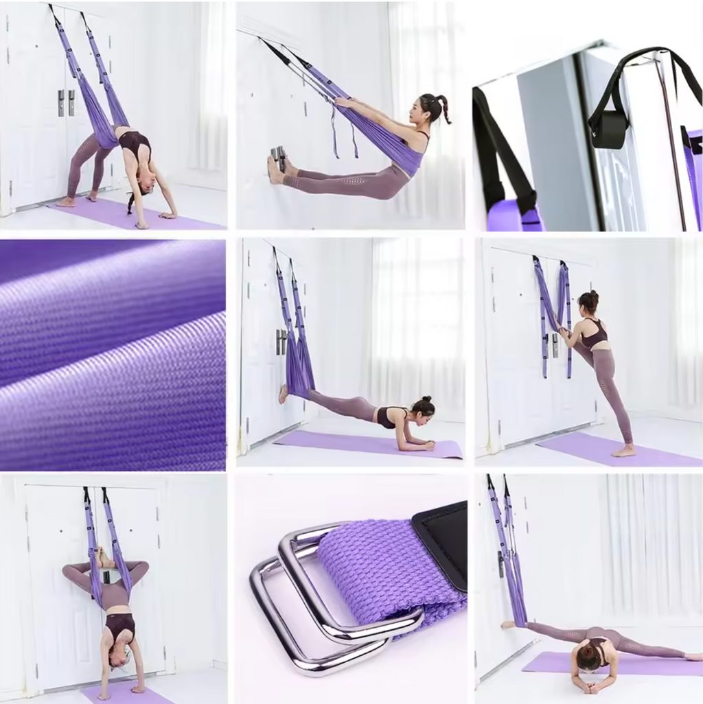 🔥🧘‍♀️ Yoga Swing Stretch Band | Spine & Leg Flexibility Trainer