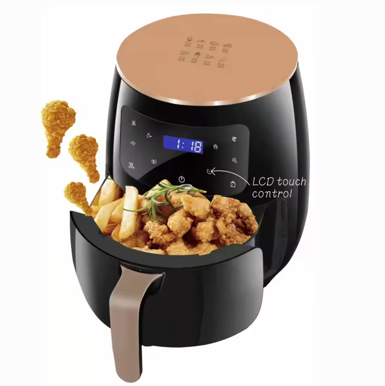⚡🍗 8L Smart Air Fryer | Extra Power 3500W Oil-Less Crispy Cooking Cooker