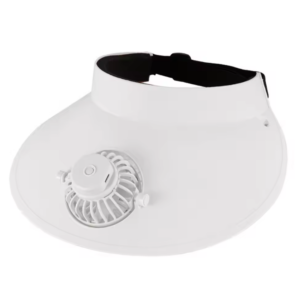 🔋💨 Summer Fan Hat | Portable Outdoor Heat Protection Cap