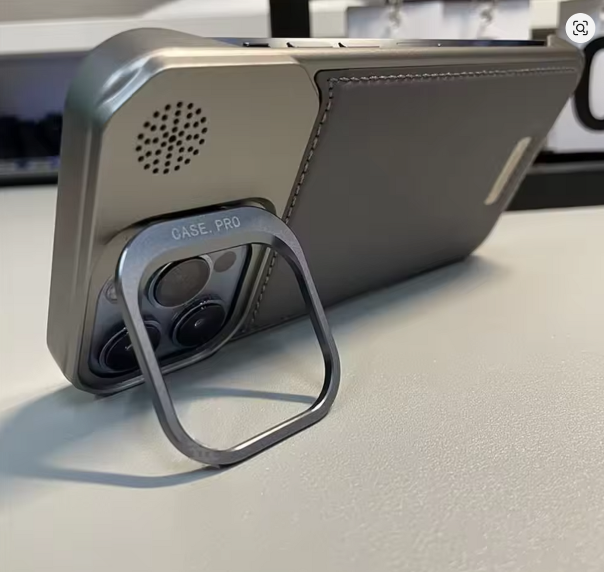 ✨🧲 Premium Leather iPhone Case | Anti-Fall Magnetic MagSafe Cover