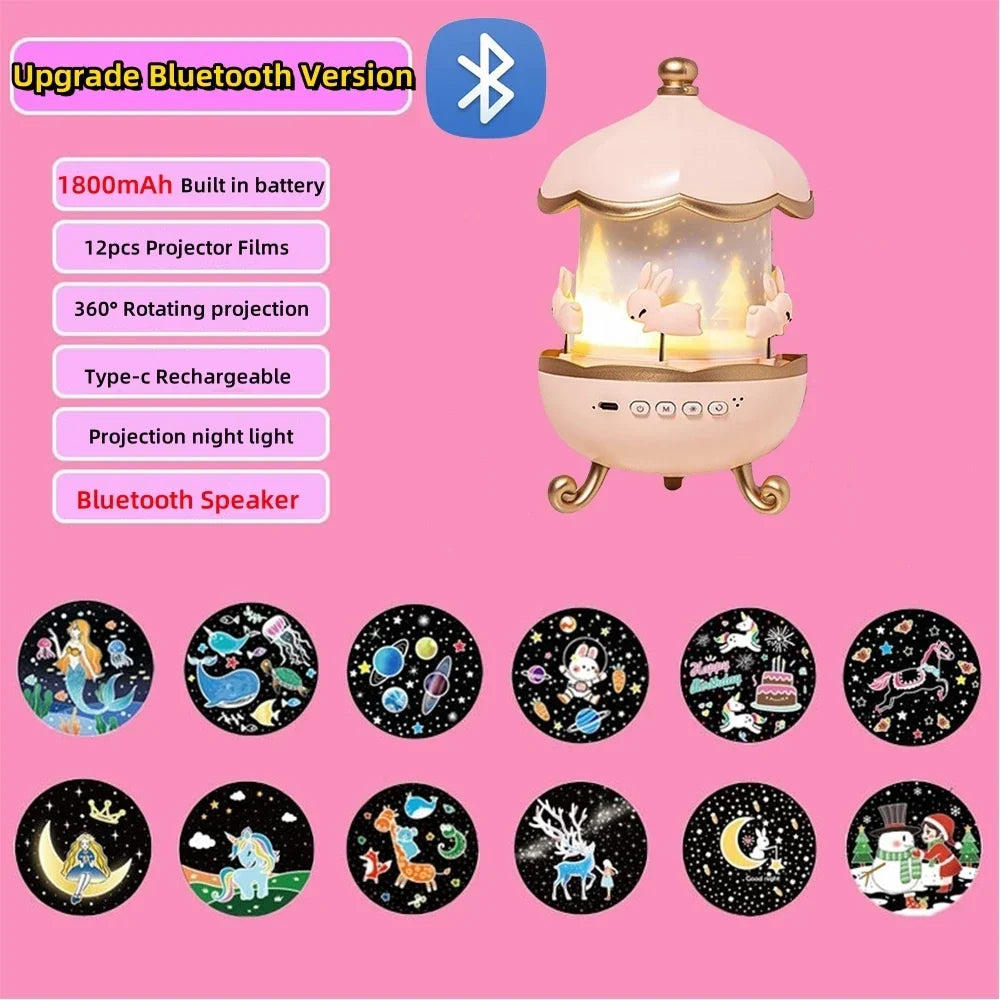 🌟💫 📽️Star Projector for Kids 12 Films Star Lights for Ceiling Projector Baby Night Lamp with  Exquisite Gifts