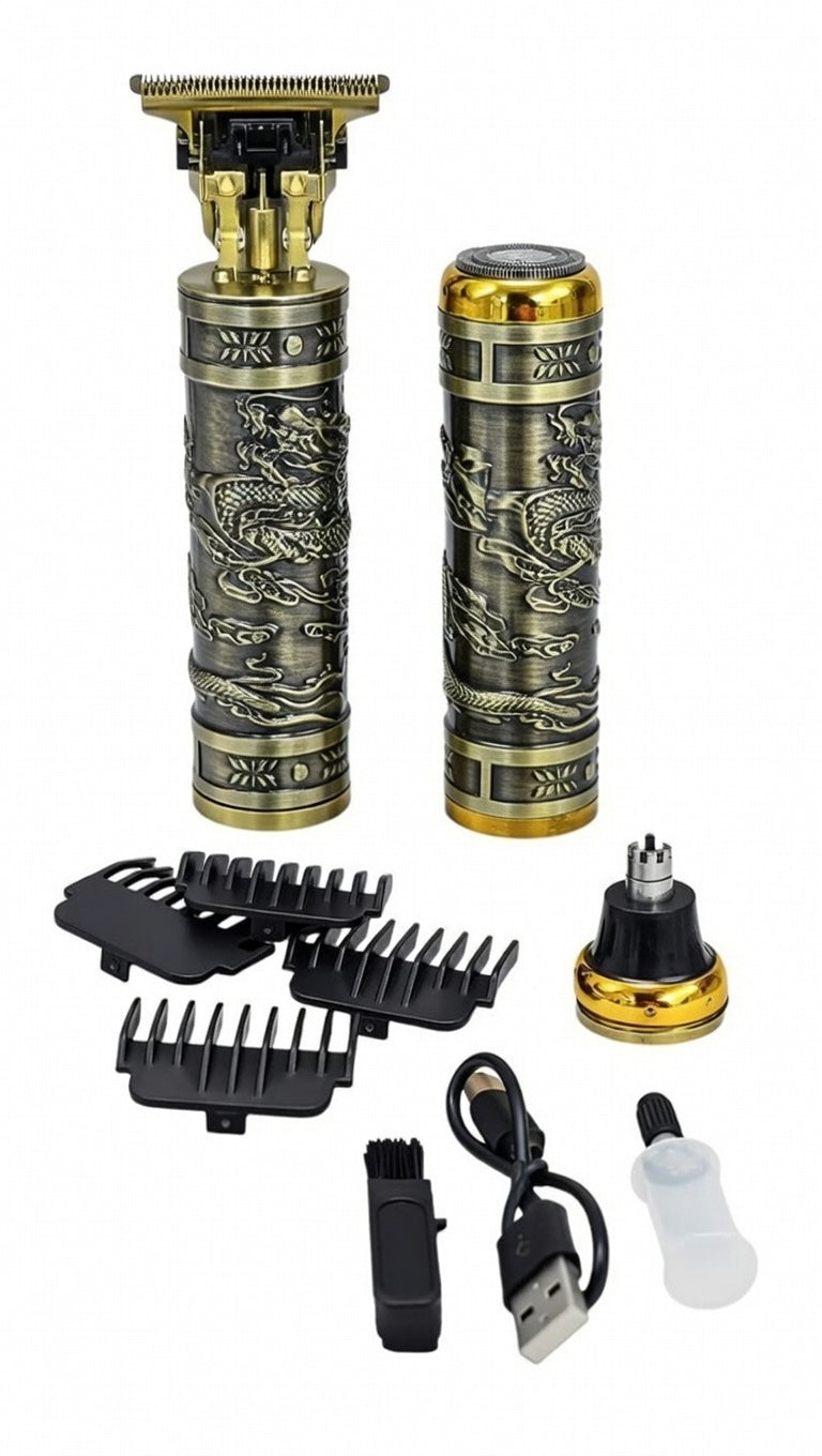 🔥🧔 3-in-1 Grooming Beast | Trimmer, Shaver & Detailer