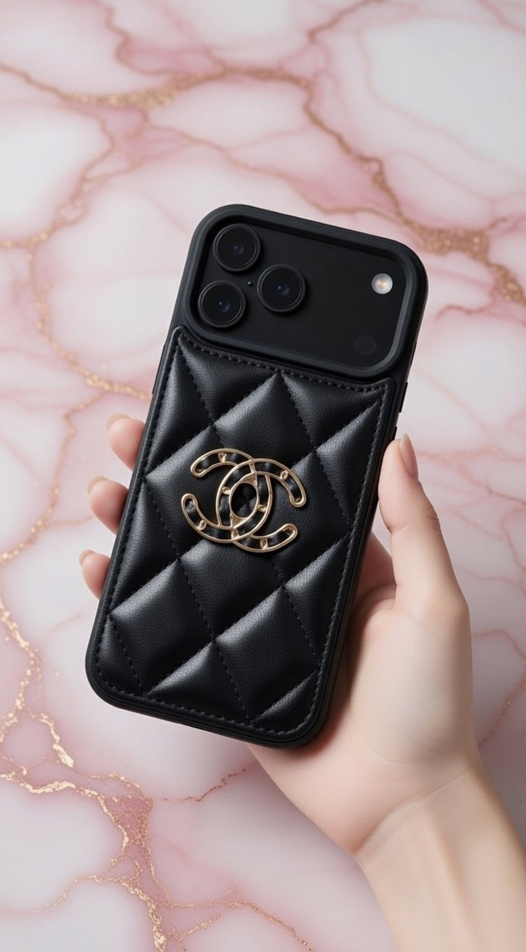 💎 Designer Style iPhone Cover | Elegant Leather Finish