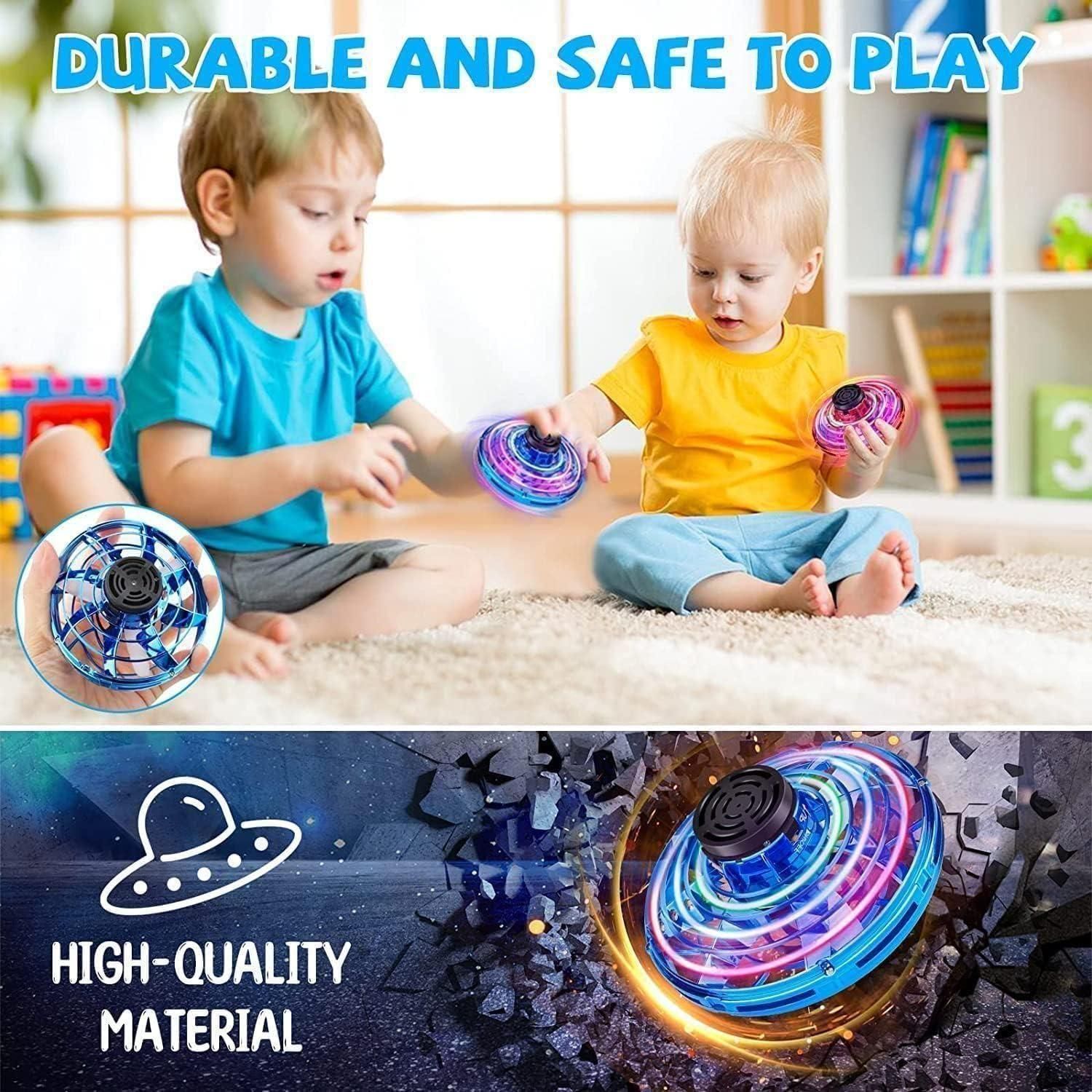 🛸✨ हावामा उड्ने जादुई Flying Spinner! ✨🛸Magic Flying Orb Spinner – LED Hover Ball Toy for Kids