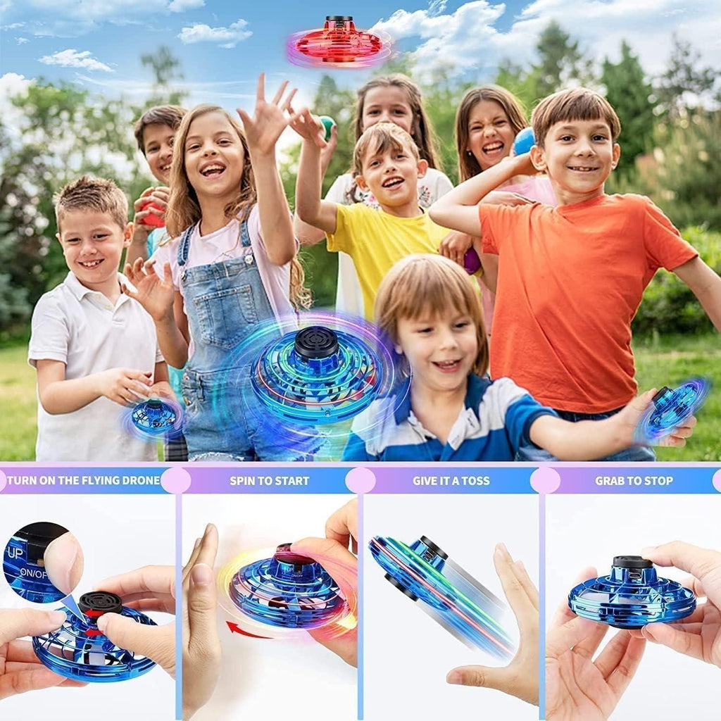 🛸✨ हावामा उड्ने जादुई Flying Spinner! ✨🛸Magic Flying Orb Spinner – LED Hover Ball Toy for Kids