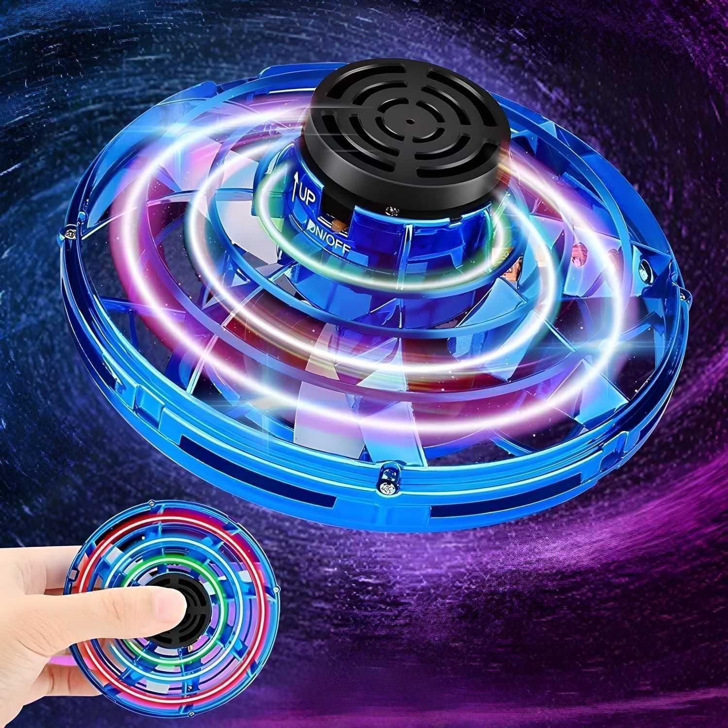 🛸✨ हावामा उड्ने जादुई Flying Spinner! ✨🛸Magic Flying Orb Spinner – LED Hover Ball Toy for Kids