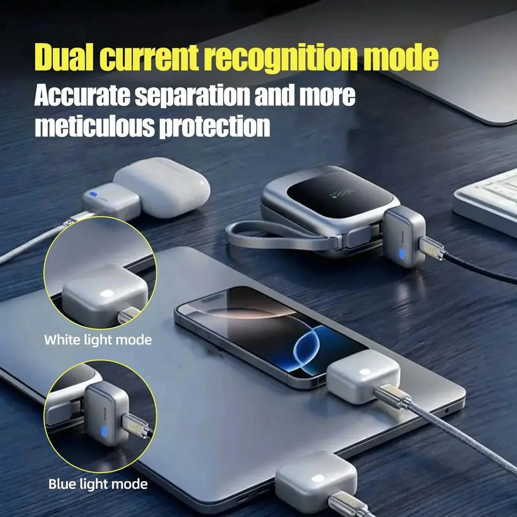 USB-C 140W Smart Auto-Disconnect Charger Guard – AI Overcharge Protection for Safe Overnight Charging